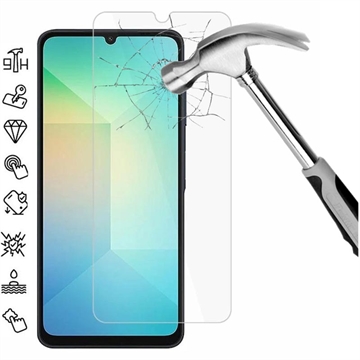 Samsung Galaxy A06 5G Tempered Glass Screen Protector - Case Friendly - Transparent