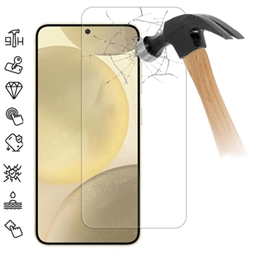 Samsung Galaxy S24 FE Tempered Glass Screen Protector - Case Friendly - Transparent