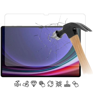 Samsung Galaxy Tab S10 Ultra/S11 Ultra Tempered Glass Screen Protector - Case Friendly - Transparent