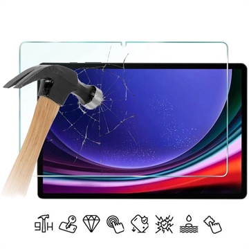 Samsung Galaxy Tab S9 FE+ Tempered Glass Screen Protector - Case Friendly - Clear
