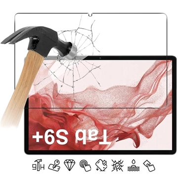 Samsung Galaxy Tab S9+/S8+ Tempered Glass Screen Protector - Case Friendly - Clear