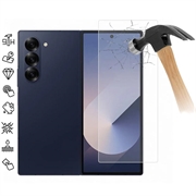 Samsung Galaxy Z Fold7 Tempered Glass Screen Protector - 9H - Case Friendly - Transparent