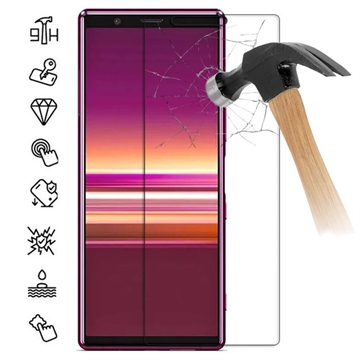 Sony Xperia 5 Tempered Glass Screen Protector - 9H, 0.3mm - Clear