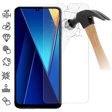 Xiaomi Poco C65/Redmi 13C/13R Tempered Glass Screen Protector - Case Friendly - Clear