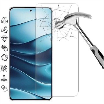 Xiaomi Redmi Note 14 4G/5G Tempered Glass Screen Protector - Case Friendly - Transparent