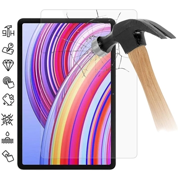 Xiaomi Redmi Pad Pro/Poco Pad Tempered Glass Screen Protector - 9H, 0.3mm - Case Friendly  - Clear