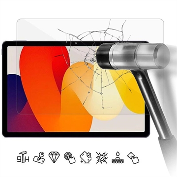 Xiaomi Redmi Pad SE Tempered Glass Screen Protector - Case Friendly - Clear
