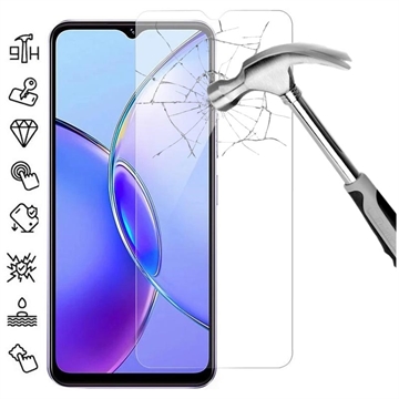 vivo Y17s Tempered Glass Screen Protector - Case Friendly - Clear