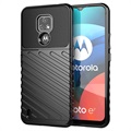 Thunder Series Motorola Moto E7 TPU Case - Black