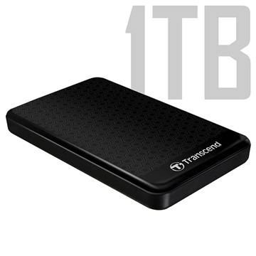 Transcend StoreJet 25A3 USB 3.1 Gen 1 External Hard Drive - 1TB