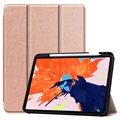 Tri-Fold Series iPad Pro 12.9 (2020) Flip Case - Rose Gold