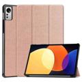 Tri-Fold Series Xiaomi Pad 5 Pro 12.4 Smart Folio Case - Rose Gold