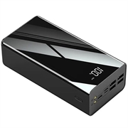 Triple USB Fast Power Bank 50000mAh - PD 18W - Black
