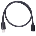 USB 3.1 Type-C Male/Female Extension Cable - 1.5m - Black
