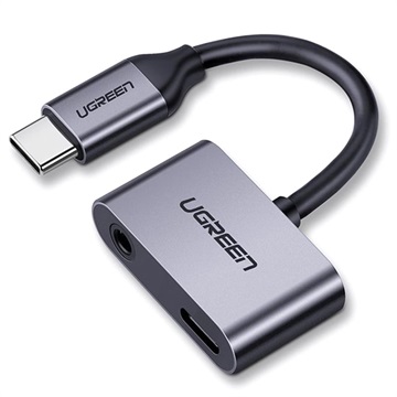 Ugreen 2-in-1 Charge & Audio USB-C Adapter - 1.5A