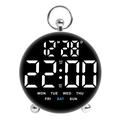 UltraClear Multifunction LED Alarm Clock - Black / White