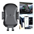 Universal Air Vent Car Holder - Qi Wireless Charger - Black