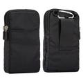 Universal Belt Clip Case for Smartphones with Carabiner and Strap - 6.3"-6.9"