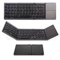 Universal Bluetooth Keyboard with Touchpad - Grey