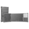Universal Foldable Bluetooth Keyboard with Touchpad B066 - Grey