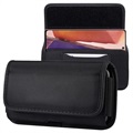 Universal Oxford Belt Clip Case with Card Holder - 6.9"-7.2"