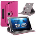 Universal Rotary Folio Case for Tablets - 7.9"-8.4" - Hot Pink
