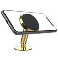 Universal Rotary Magnetic Car Holder for Smartphone UN-100 - Gold