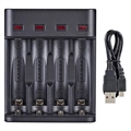 Universal Smart USB Battery Charger BH-804U - 4x AA/AAA