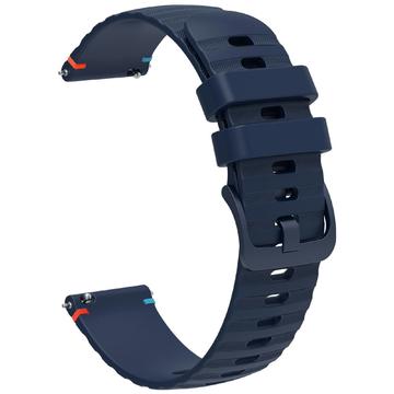 Universal Smartwatch Silicone Strap - 18mm - Dark Blue