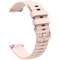 Universal Smartwatch Silicone Strap - 18mm - Light Pink