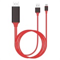 Universal Type-C to HDMI Adapter - 2m (Open-Box Satisfactory) - Red