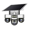 VTS30 V380pro Solar Triple-Lens Security Camera - EU Plug