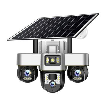 VTS30 V380pro Solar Triple-Lens Security Camera - EU Plug