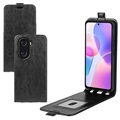 Honor X40i Vertical Flip Case with Card Slot - Black