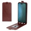 iPhone 14 Pro Vertical Flip Case with Card Slot
