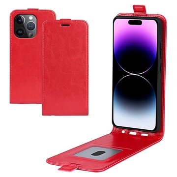 iPhone 15 Pro Max Vertical Flip Case with Card Slot
