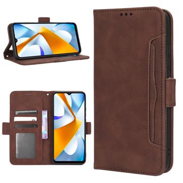 Vintage Series Xiaomi Poco C40 Wallet Case with Card Holder