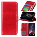 Motorola Moto G8 Power Wallet Case with Kickstand Feature - Red