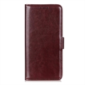 Nokia G42 Wallet Case with Magnetic Closure - Brown