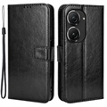 Asus Zenfone 9 Wallet Case with Stand Feature - Black