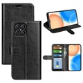 Honor X8 Wallet Case with Magnetic Closure
