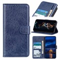 Samsung Galaxy A21s Wallet Case with Magnetic Closure - Blue