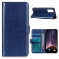 Samsung Galaxy A52 5G, Galaxy A52s Wallet Case with Magnetic Closure - Blue