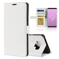 Samsung Galaxy Note9 Wallet Case with Stand Feature - White