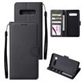 Samsung Galaxy S10+ Wallet Case with Stand Feature - Black