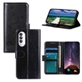 Honor X20 SE Wallet Case with Magnetic Closure - Black