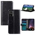 Motorola Edge 30 Neo Wallet Case with Magnetic Closure - Black