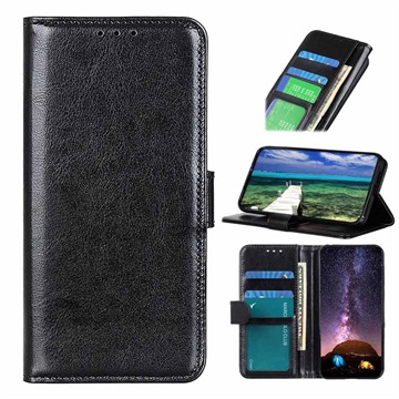 Nokia G21/G11 Wallet Case with Magnetic Closure - Black