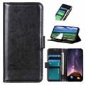 Nokia G60 Wallet Case with Magnetic Closure - Black
