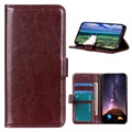 Sony Xperia 1 IV Wallet Case with Magnetic Closure - Brown